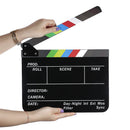 Tanotis - Neewer Dry Erase Director's Film Movie Clapboard Cut Action Scene Clapper Board Slate with Colorful Sticks