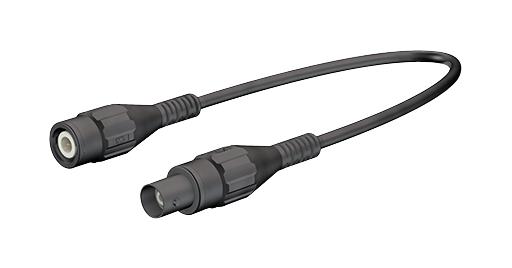 Staubli 67.9773-100-21 Test Lead BNC Plug 1 kV Black m
