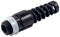 HUBBELL WIRING DEVICES HJ1041GPK25 CORD CONNECTOR WITH SPIRAL, NYLON, GREY