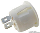 Multicomp PRO R13-112A5-02-WW-3A R13-112A5-02-WW-3A Rocker Switch On-Off Spst Non Illuminated Panel Mount White R13