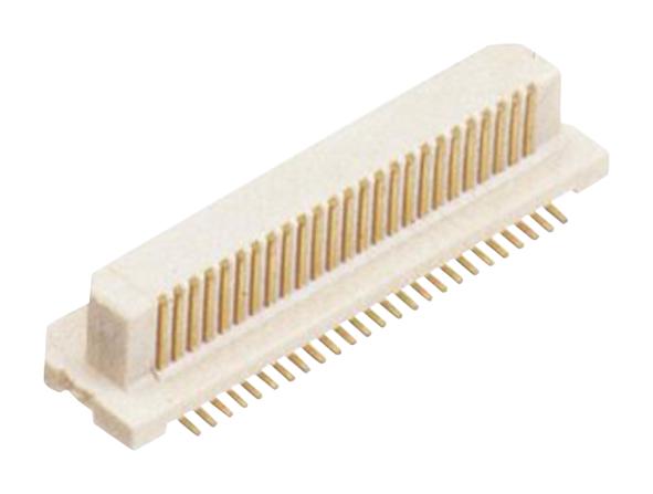 Panasonic AXK6S40447YG Mezzanine Connector Header 0.5 mm 2 Rows 40 Contacts Surface Mount Copper Alloy