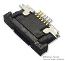 Amphenol Communications Solutions SFV6R-1STE1HLF FFC / FPC Board Connector 0.5 mm 6 Contacts Receptacle FCI 58EF SFV-R Surface Mount Bottom