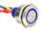 E-SWITCH ULV8FWGSS341 25MM ANTI-VANDAL Illuminated IP67 UL Certified With Soldered 300MM Wire Leads 01AH9144
