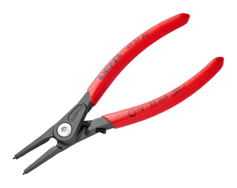 Knipex 49 31 A1 49 A1 Plier Circlip 25 mm Jaw Opening Max 140 Grey Atramentised