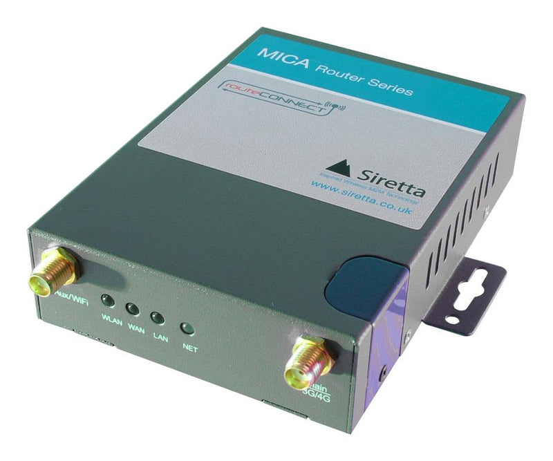 Siretta MICA-W21-LTE(EU)+ ACC Wireless Router Mica Series 4G/LTE Wifi 2 LAN/SIM Port