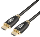 PRO Signal PSG3018-HDMI-5 Premium High Speed 4K UHD Hdmi Lead With Ethernet Male to Gold Contacts 5m Black