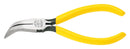Klein Tools D302-6 Plier Curved Nose Long 38.1 mm Jaw Length 161.9 Overall
