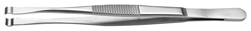 IDEAL-TEK 572.SA Tweezer, Component Positioning, Bent, Flat, Stainless Steel, 145 mm
