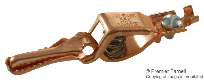 Mueller Electric BU-85C Crocodile Clip Solid Copper 7.9 mm 10 A