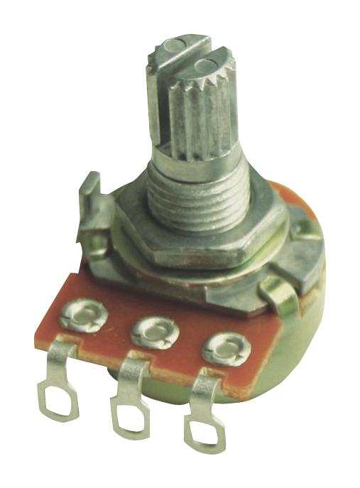 BI Technologies / TT Electronics P160KNP-0FC25B5K Rotary Potentiometer 5 Kohm 200 mW &plusmn; 20% P160 Series 1 Turns Linear