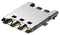 GCT (GLOBAL Connector TECHNOLOGY) SIM8051-6-0-14-01-A Memory Socket Push-Pull SIM8051 Series Nano SIM 6 Contacts Phosphor Bronze