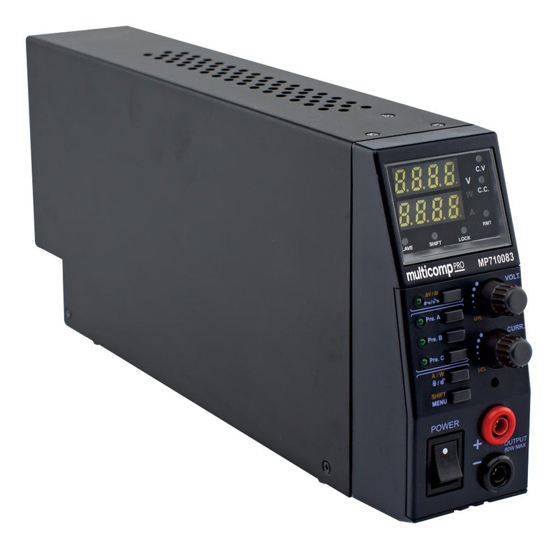 Multicomp PRO MP710083 Bench Power Supply Auto-Ranging Adjustable 1 Output 500 mV 36 V 0 A 5