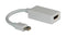 Roline 12.03.3129 Audio / Video Cable Assembly Mini Displayport Plug Hdmi Socket 5.9 &quot; 150 mm White