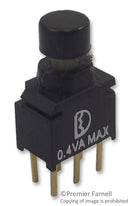 Multicomp P8UD8WR2C2M2RES Pushbutton Switch On-(On) Dpdt 20 V 100 mA Solder