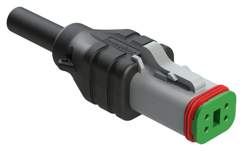 Amphenol SINE/TUCHEL AT06GY-4S-N-TPE-M2 AT06GY-4S-N-TPE-M2 Cable Assy 4P RCPT-FREE END 2M New