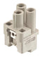 Harting 09120023151 Heavy Duty Connector Insert Han Q Series 3 Contacts 3A Receptacle