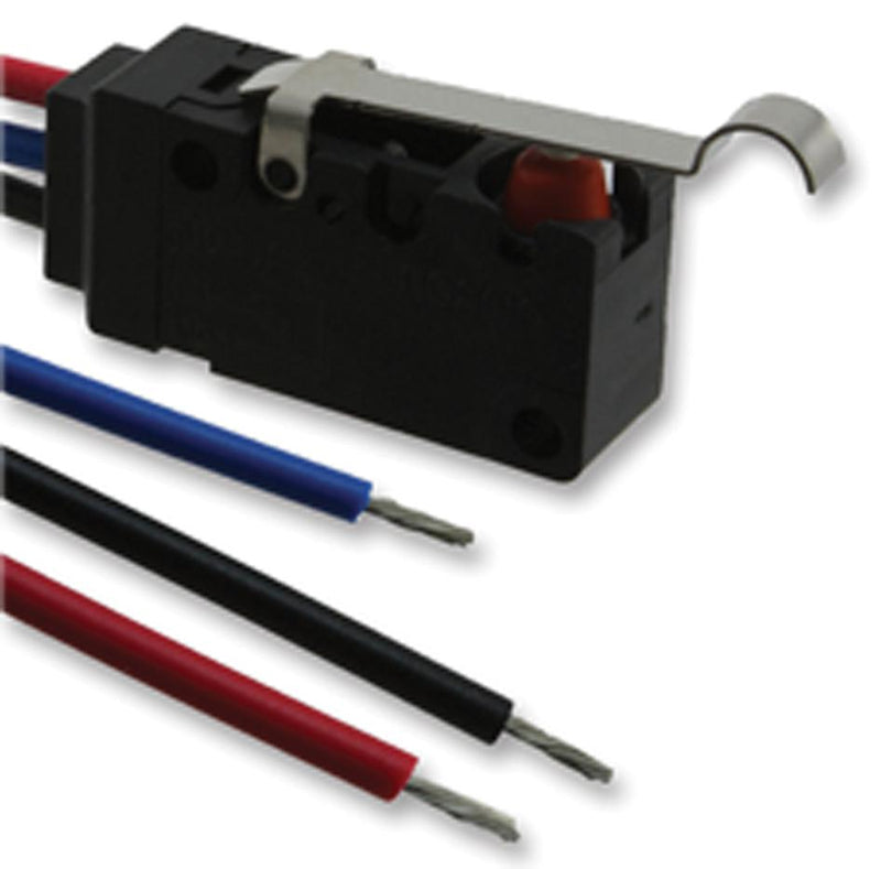 Omron Electronic Components D2VW-5L3-1M Microswitch Miniature Simulated Roller Lever Spdt Wire Leaded 5 A 30 VDC