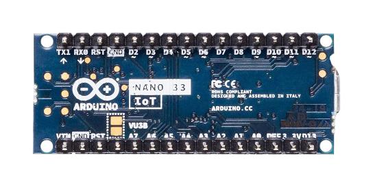 Arduino ABX00032 ABX00032 Development Board Nano 33 IoT/Headers ARM Cortex-M0+ CPU u-blox NINA-W102