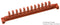 SCHROFF 60800-122 Accessory Type:Male Coding Strip
