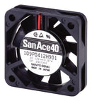 Sanyo Denki 109P0405H902 DC Axial Fan 5 V Square 40 mm 10 Ball Bearing 5.3 CFM