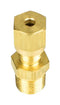 Labfacility FC-097-D Compression Fitting 1/2 " Bspt Brass 8 mm Probe New