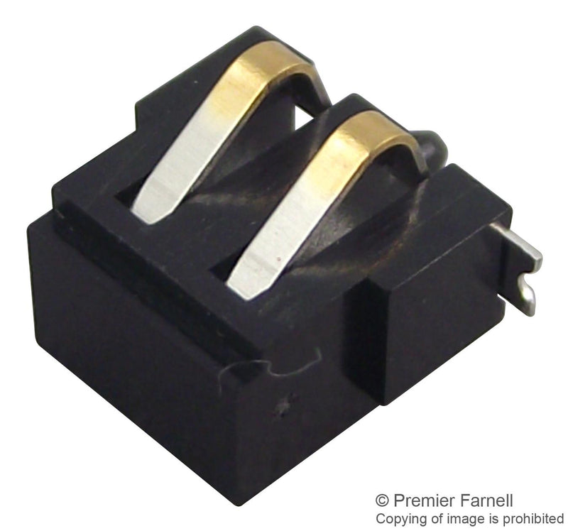 AVX Interconnect 009155002852006 009155002852006 Battery Contact Compression Connector Right Angle Beryllium Copper SMD 2 Way 3A