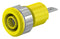 Staubli 23.3070-24 4MM Banana Jack Panel Mount 24 A 1 KV Nickel Plated Contacts Yellow 40AH1767