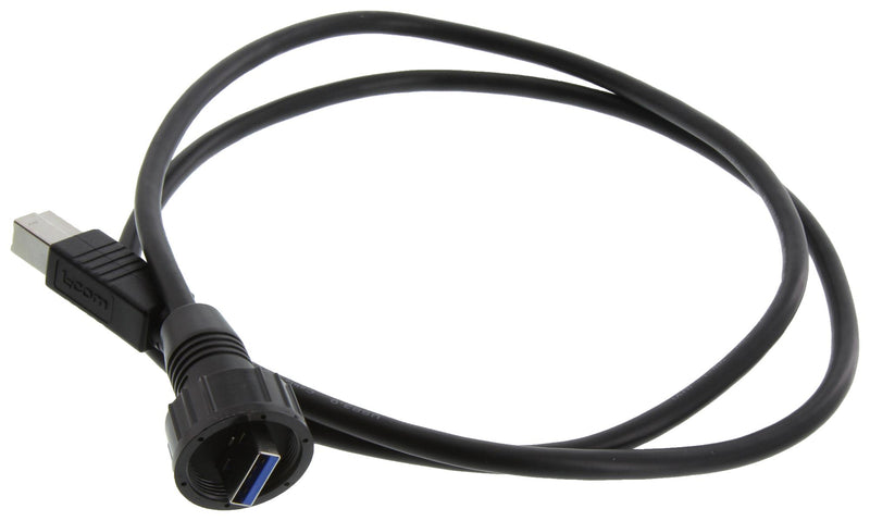 L-COM U3A00006-1M USB Cable 3.0 A PLUG-B Plug 3.3FT