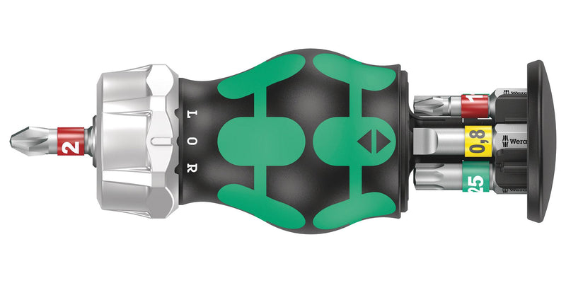 Wera KRAFTFORM KOMPAKT STUBBY MAGAZIN RA 1 KRAFTFORM Kompakt Stubby Magazin 1 Bit Holder Screwdriver Magazine 6 Pieces 65 mm Kraftform Series