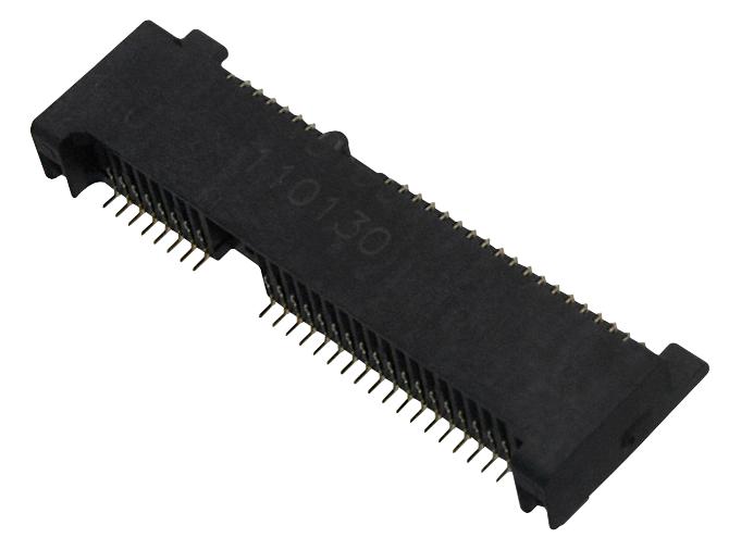 Molex 67910-0002 Card Edge Connector Dual Side 1 mm 52 Contacts Surface Mount Right Angle Solder