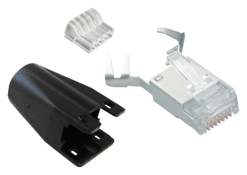 Stewart Connector SS-39200-093 Modular Plug CAT6A 8P 8C Shielded .056"-.062" Conductors .315"-.335" Overall OD 07AH3221