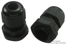 PRO POWER M16DB Cable Gland, M16, 4 mm, 8 mm, Nylon (Polyamide), Black