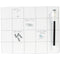 Duratool 22-25545 Dry Erase Magnetic Project and Parts Mat - 8? X 10? 53Y1791