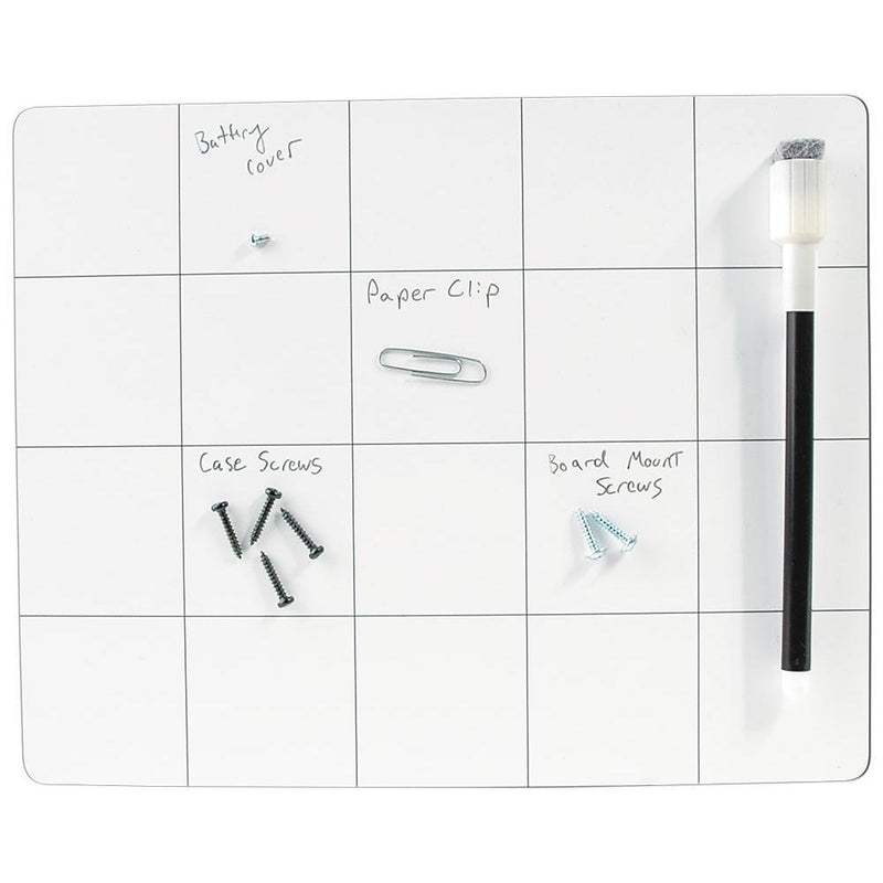 Duratool 22-25545 Dry Erase Magnetic Project and Parts Mat - 8? X 10? 53Y1791