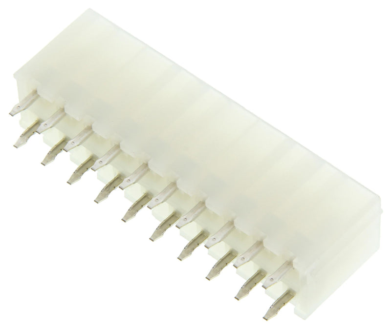 Molex 39-29-3206 Wire-To-Board Connector 4.2 mm 20 Contacts Header Mini-Fit Jr. 5566 Series Through Hole