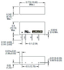 Murata Power Solutions MER1S4805SC Isolated Board Mount DC/DC Converter ITE 1 Output W 5 V 200 mA