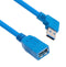 L-COM U3A00068-2M USB Cable 3.0 A RCPT-R/A Plug 2M New
