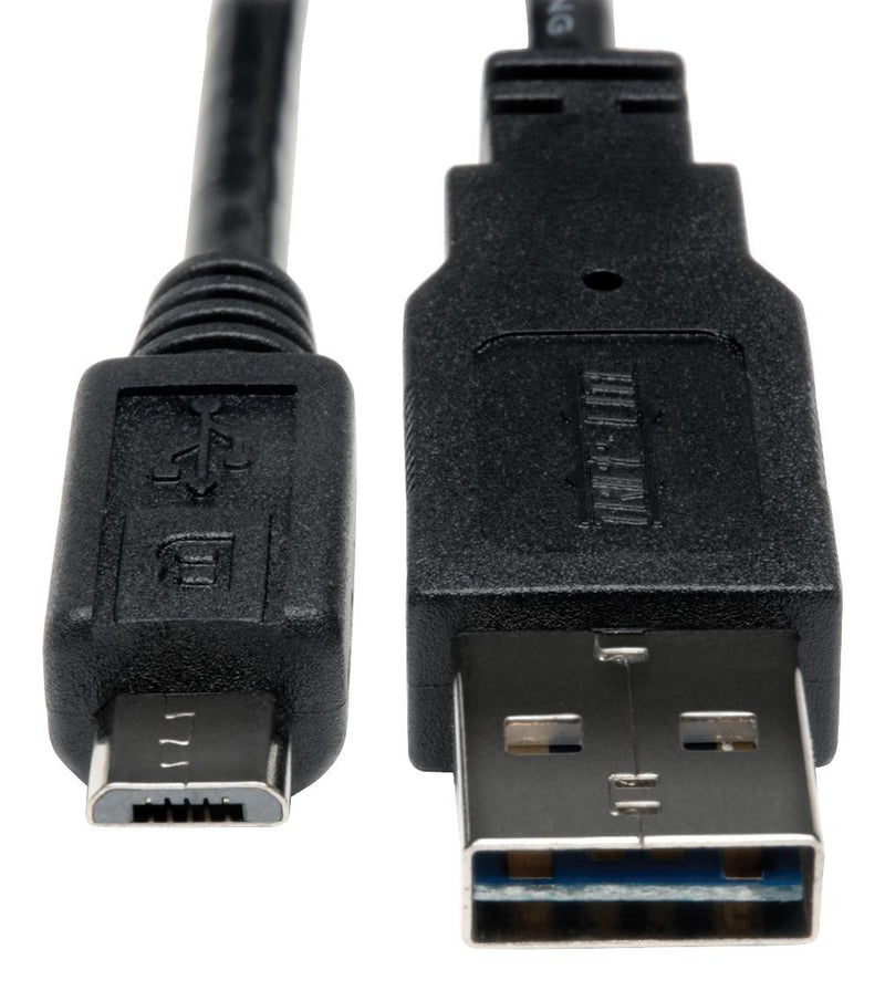 TRIPP-LITE UR050-06N USB CABLE, 2.0 TYPE A-MICRO B PLUG, 6"