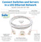 TRIPP-LITE N261AB-007-WH N261AB-007-WH Enet Cable RJ45 PLUG-PLUG 7FT White