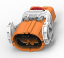 TE Connectivity 1-2177053-3 1-2177053-3 Automotive Connector Housing HVP800 Plug 2 Ways AMP Series Pin Contacts