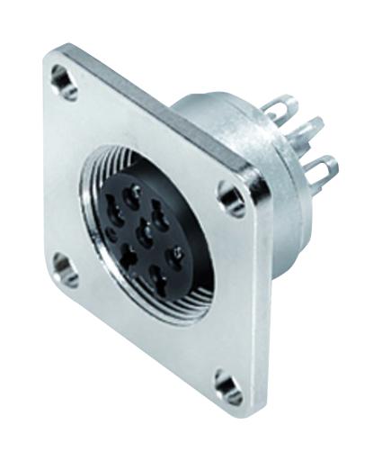 Binder 09-0174-300-08 Circular Connector 423/723/425 Series Flange Mount Receptacle 8 Contacts Solder Socket