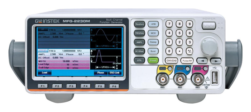GW Instek MFG-2230M Function Generator Arbitrary Pulse 2 Channel 30 MHz MFG2000 Series