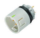 Binder 99-9127-490-08 Circular Connector 720 Series Panel Mount Plug 8 Contacts PCB Pin Snap-In