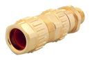 HUMMEL 1.605.1600.50 Cable Gland, EX-D, M16 x 1.5, 6 mm, 12 mm, Brass