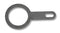 LEMO GCA.00.255.LT Earthing Washer, 7.1 mm, 9.5 mm, Brass, 00 Series