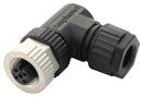 Amphenol LTW M12A-05BFFB-SR7001 Sensor Connector 5 Pole M12 Receptacle M Series Female Positions Screw Socket