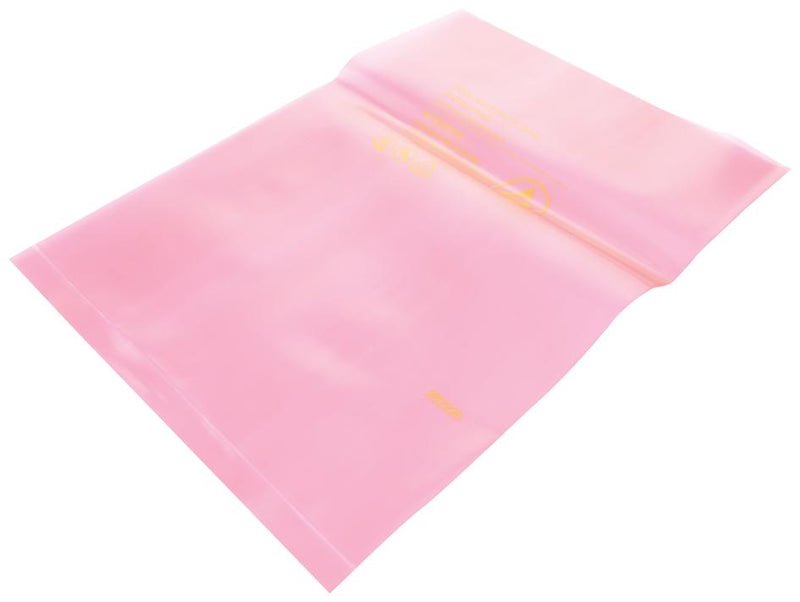 Desco Europe / Vermason 204075 204075 Antistatic Bag Pink Heat Seal 254mm W x 355.6mm L