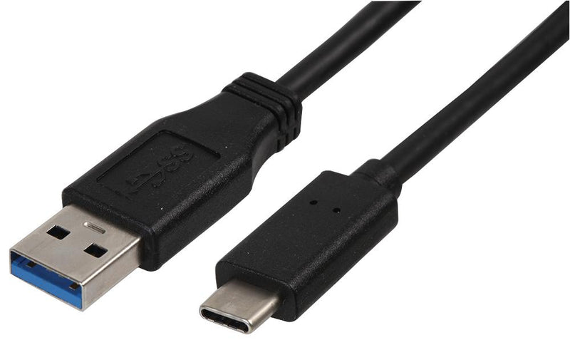PRO Signal PSG91478 USB Cable Type A Plug to C 1.8 m 5.91 ft 3.1 Black