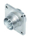 Binder 09-0111-300-04 Circular Connector 423/723/425 Series Flange Mount Plug 4 Contacts Solder Pin Threaded