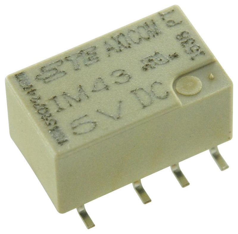 TE Connectivity 5-1462037-9 5-1462037-9 Signal Relay 5 VDC Dpdt 2 A IM Surface Mount Latching Single Coil